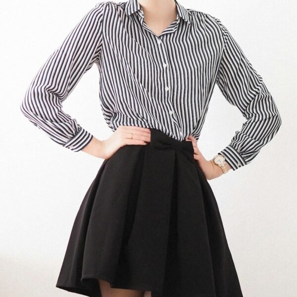 Pleated Midi Skirt