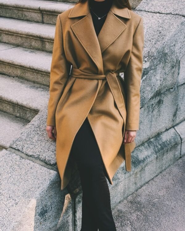 Sculpted Wool Coat