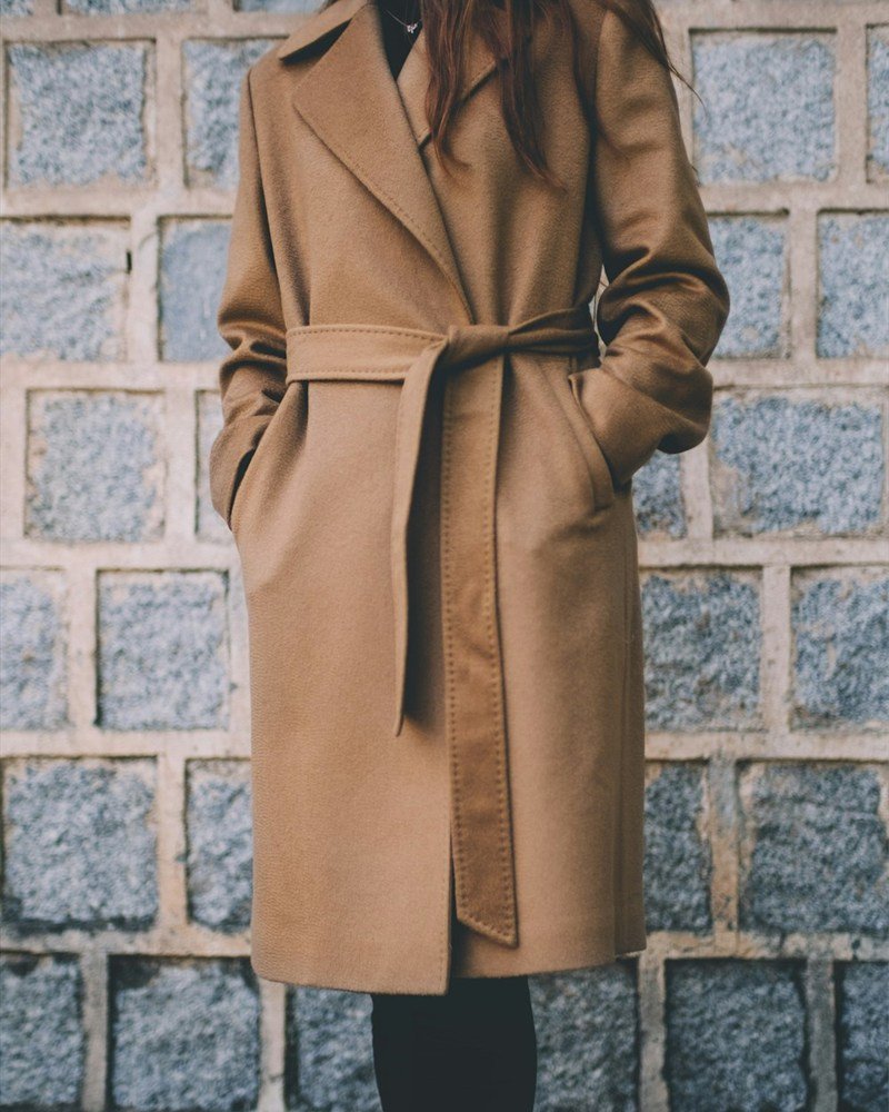 Sculpted Wool Coat - Image 2