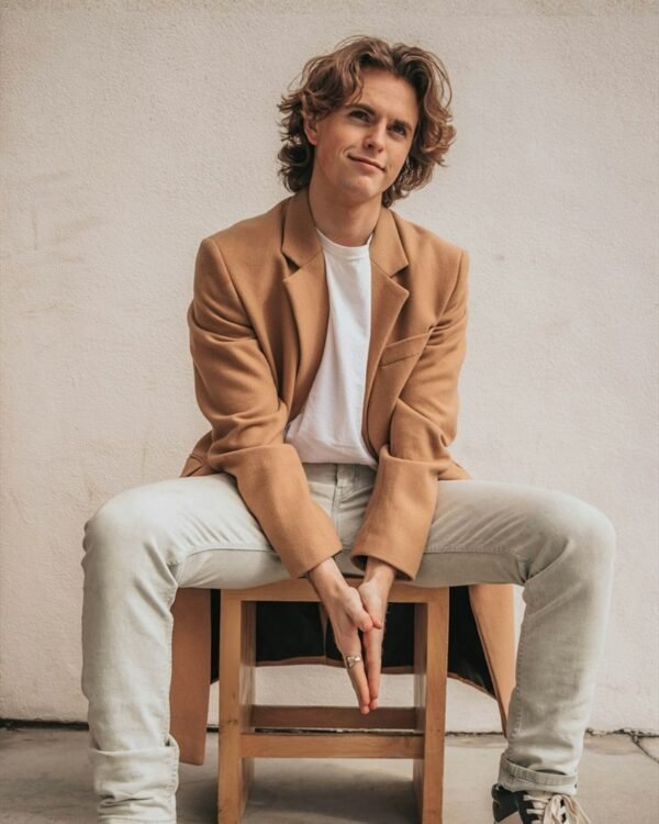 Signature Oversized Blazer - Angle